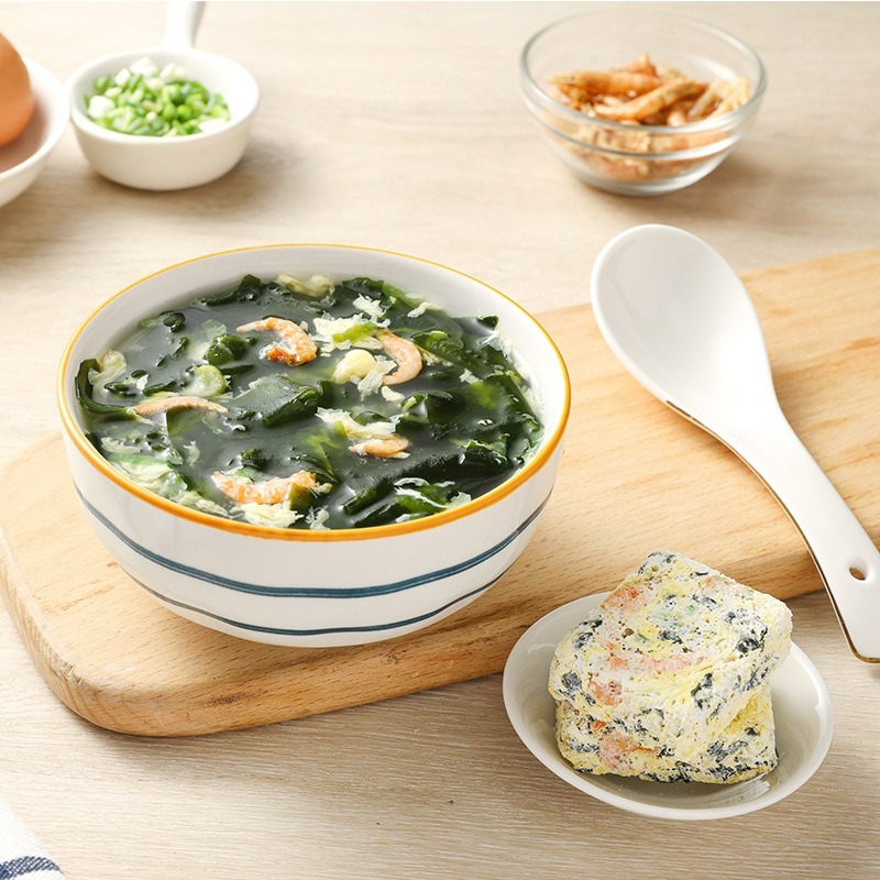 台灣蘇伯 海帶蝦米湯6克  SGS FDA  即食沖泡蛋花湯 蘇伯 速食湯 湯塊 湯泡麵 湯煮粥 湯餃餛飩湯 湯底-細節圖3