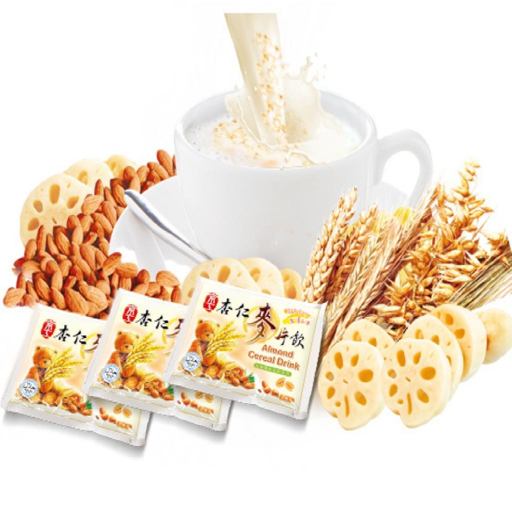 京工 杏仁麥片飲 奶素食 杏仁麥片-細節圖3