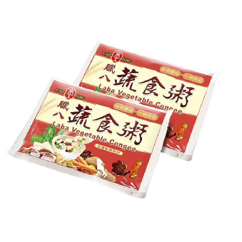 京工 臘八蔬食粥 全素 沖泡粥  輕食粥 台灣米搭配多種蔬菜 薑絲 黑木耳 芋頭-細節圖5