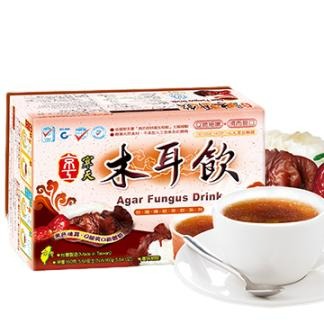 京工 寒天木耳飲 素食 沖泡 即沖即飲 寒天 黑木耳 10包/盒-細節圖2