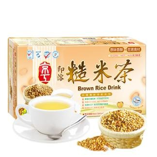 京工 即溶糙米茶 即溶糙米茶 即沖即飲 沖泡 素  (10入/盒)-細節圖3