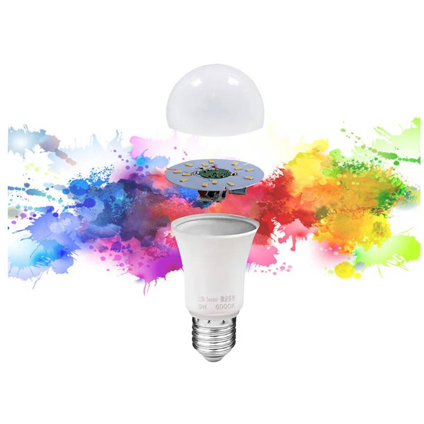 TOYAMA 特亞馬 LED雷達微波全天候感應燈泡 2W – 9W 微亮全亮型 – E27螺旋型-細節圖3