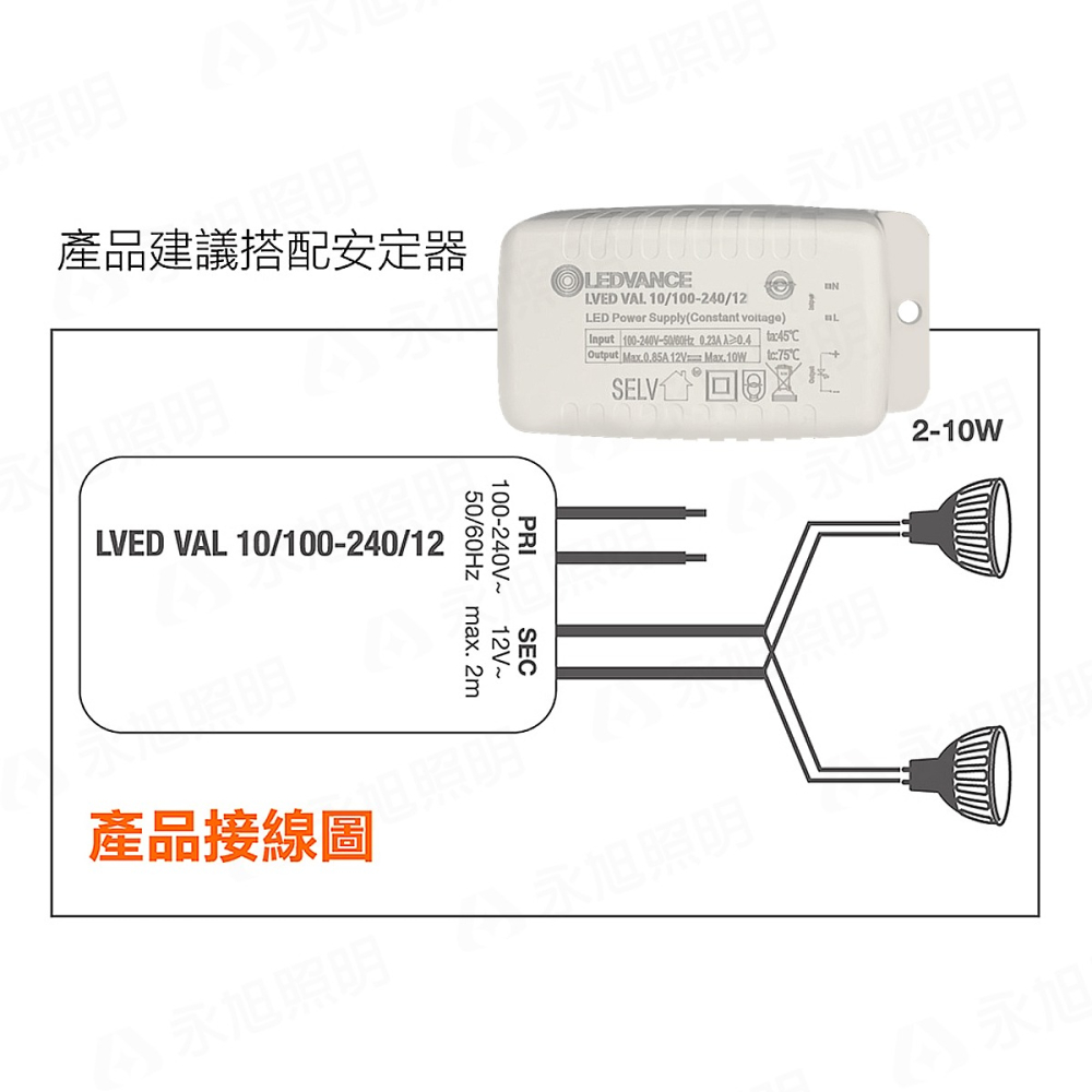 〖歐司朗OSRAM〗★含稅 LED MR11 2.5W DC12V 需變壓器另購 黃光 2700K 不可調光-細節圖7