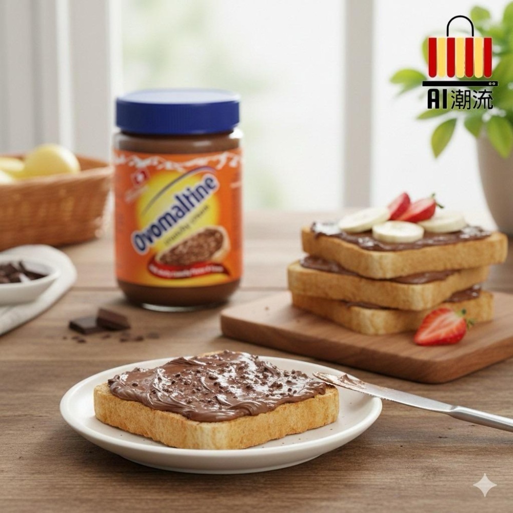 (免運)2入組-【AI潮流】瑞士原裝 阿華田脆酷力抹醬 380g 阿華田 脆酷力抹醬 抹醬 早餐 脆酷力 巧克力抹醬-細節圖4