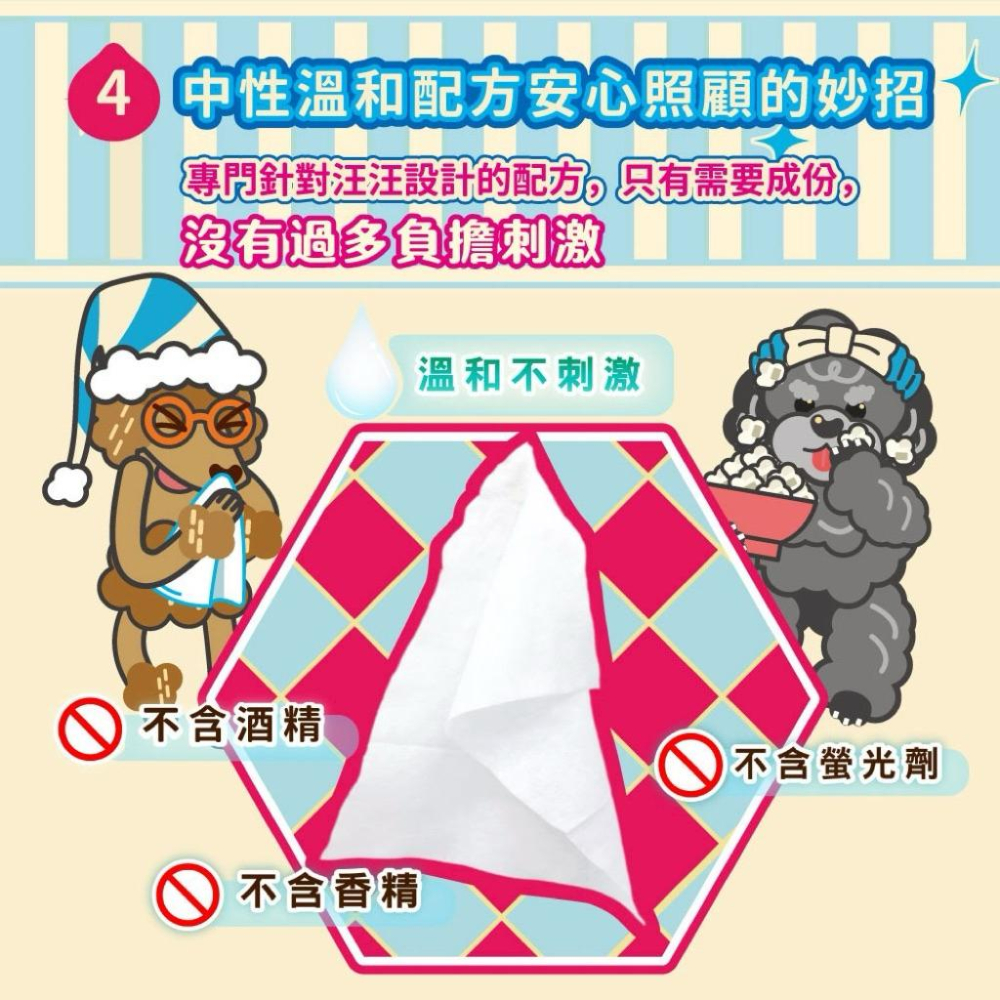 ODOUT 臭味滾 汪汪專用濕紙巾 寵物濕紙巾 狗狗濕紙巾 臭味滾濕紙巾 狗濕紙巾 動物濕紙巾 除臭抗菌-細節圖8