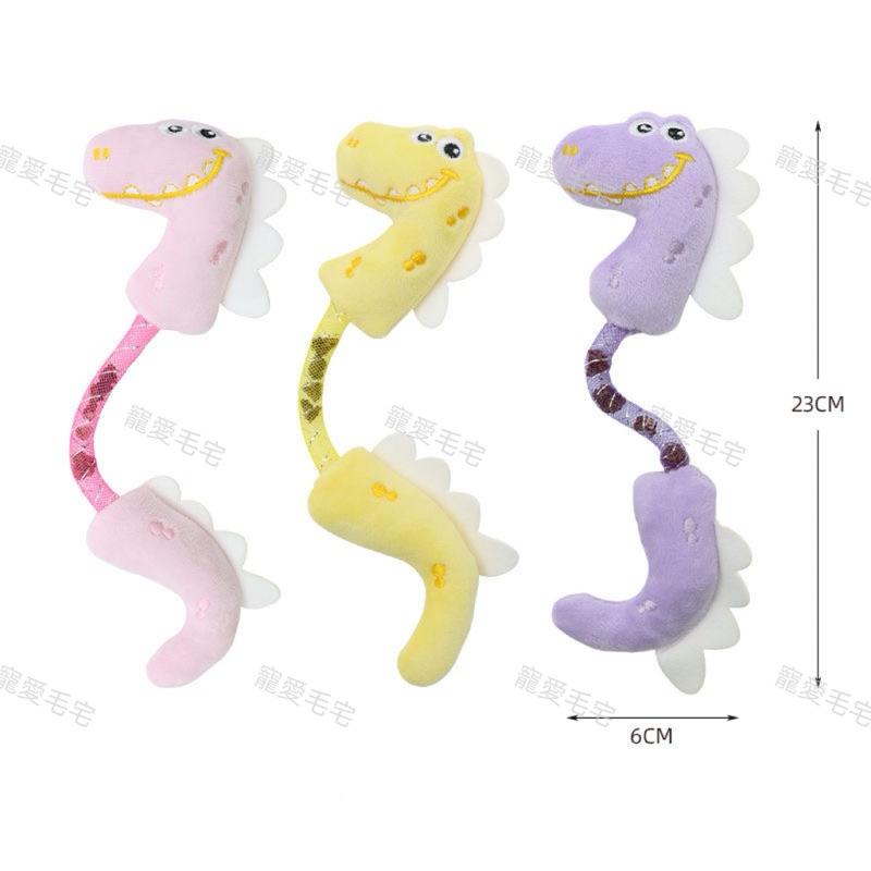 寵愛毛宅 貓咪玩具 寵物玩具 蟲癭果耐咬娃娃 貓玩具 彈簧小恐龍 蟲癭果 寵物磨牙 耐咬 寵物毛絨玩具 貓咪自嗨玩具-細節圖5