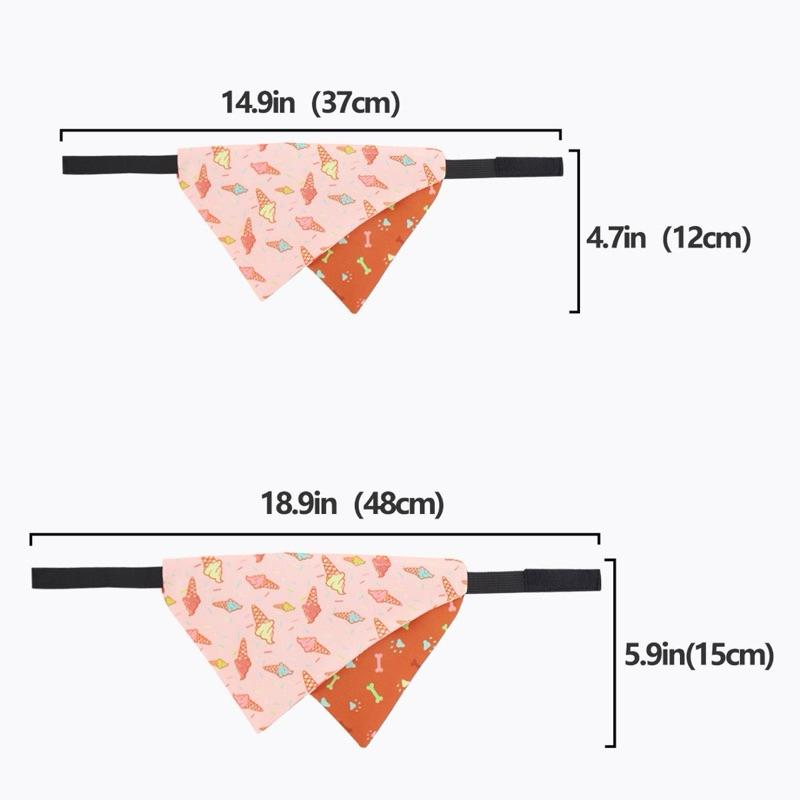 寵愛毛宅 寵物項圈 寵物三角巾 寵物  貓咪項圈 貓咪三角巾 狗狗三角巾  雙面可用 寵物圍脖-細節圖4