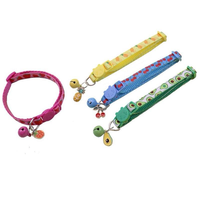 寵愛毛宅 寵物項圈 貓咪項圈 貓咪鈴鐺項圈 寵物水果項圈 幼犬小型犬項圈 寵物頸圈 貓咪鈴鐺項圈 寵物鈴鐺項圈-細節圖5