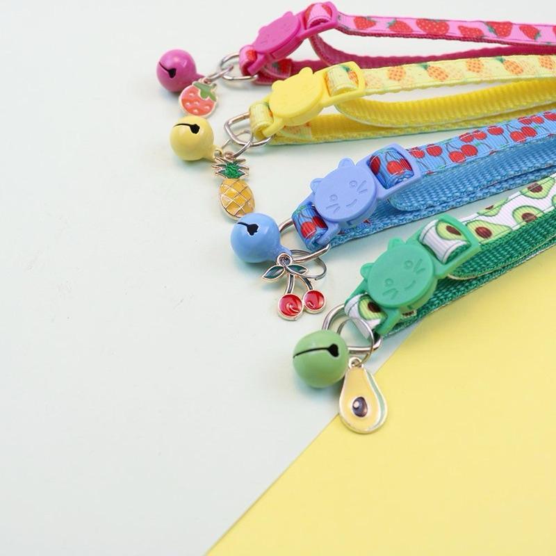 寵愛毛宅 寵物項圈 貓咪項圈 貓咪鈴鐺項圈 寵物水果項圈 幼犬小型犬項圈 寵物頸圈 貓咪鈴鐺項圈 寵物鈴鐺項圈-細節圖6