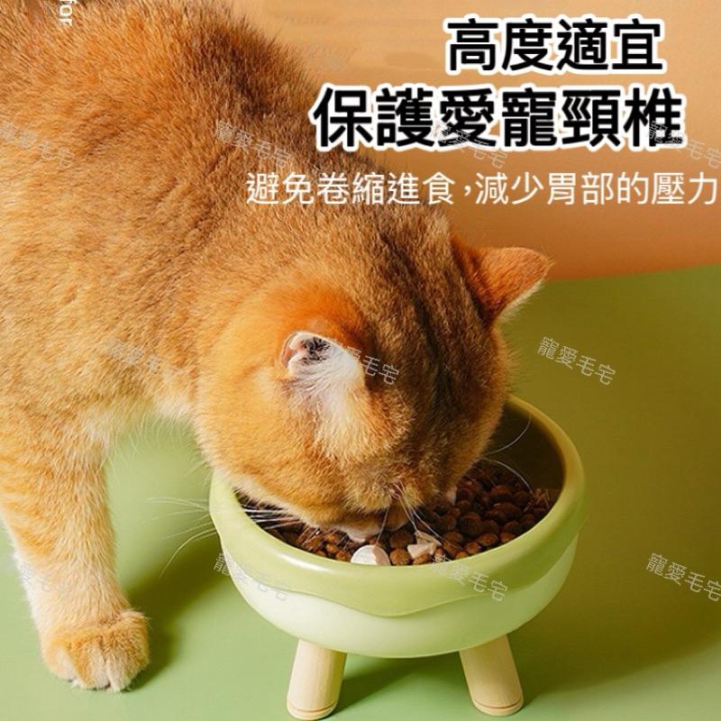 寵愛毛宅 寵物用品 寵物護頸碗 甜甜圈高腳碗 寵物高腳碗 貓咪護頸碗 狗狗護頸碗  水糧分體碗-細節圖6