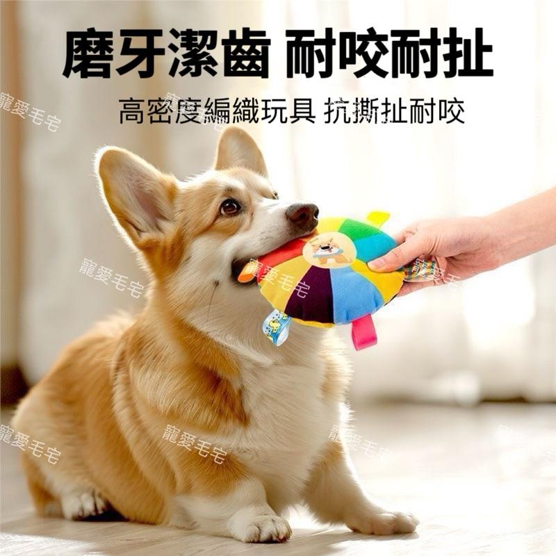 寵愛毛宅 狗狗飛盤 寵物 毛絨飛盤 狗專用軟飛盤 發聲響鈴 寵物玩具 耐咬訓練飛碟-細節圖7