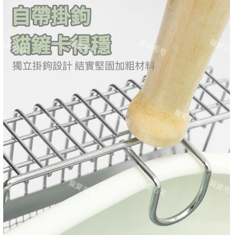 寵愛毛宅 寵物用品 升級款貓砂鏟 細孔金屬不鏽鋼小孔貓砂鏟 二合一細網貓砂鏟  貓鏟 鏟屎神器-細節圖5