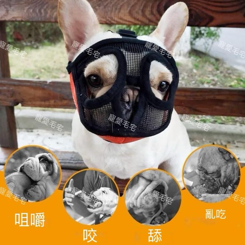 寵愛毛宅 法鬥嘴套 防咬套 鬥牛犬 惡霸犬 巴哥 面罩 寵物嘴套 短鼻狗專用 狗狗嘴套 寵物用品 短鼻狗嘴套-細節圖2