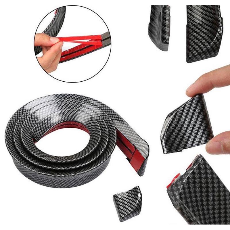 高品質3D碳纖維尾翼 汽車裝飾 碳纖維紋改裝用品迷你小尾翼-細節圖4