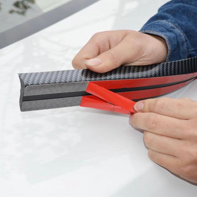 高品質3D碳纖維尾翼 汽車裝飾 碳纖維紋改裝用品迷你小尾翼-細節圖9