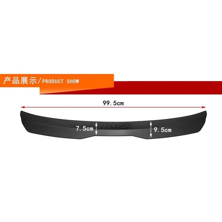 BJ商城🇹🇼汽車粘貼式 兩廂通用式免打孔SUV尾翼 汽車飛機翼后備箱裝飾-細節圖4