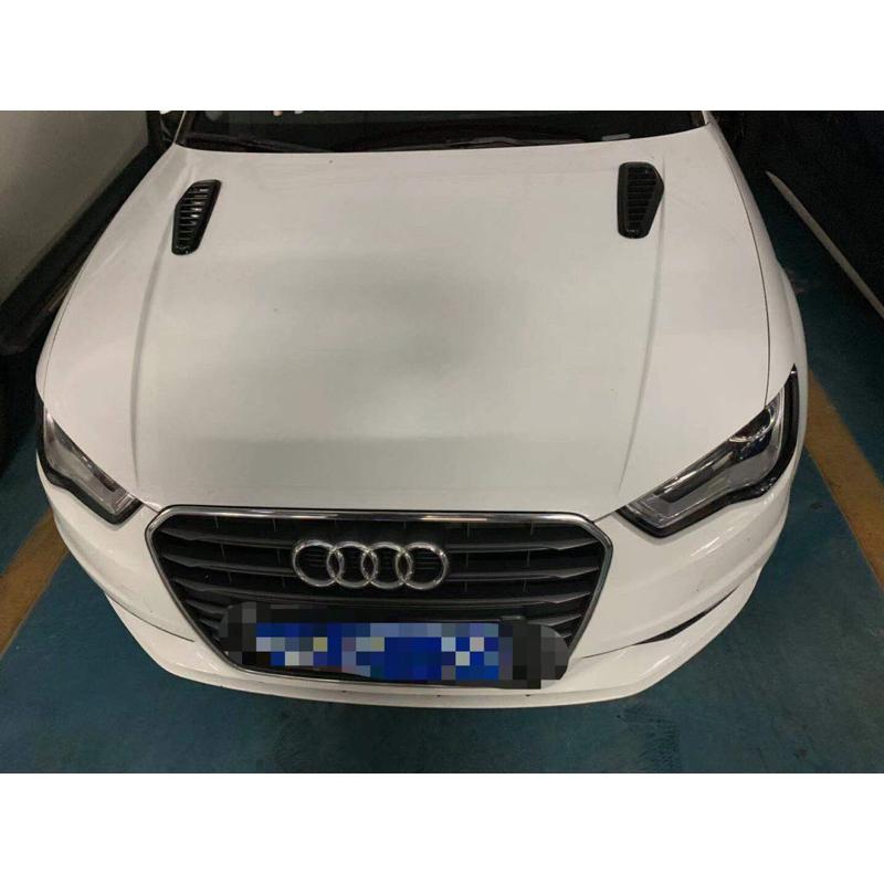 BJ商城🇹🇼 汽車假出風口 引擎蓋 裝飾風口 改裝鯊魚鰓 風口 碳纖 進風機蓋 葉子板風-細節圖4