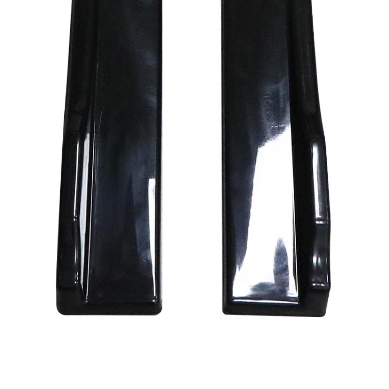 BJ商城 汽車通用側裙改裝兩廂三廂車防刮條車門下側裙防撞條刀鋒側裙裝飾 通用側包圍 空力套件 碳纖紋側包圍 紅邊側包圍-細節圖6