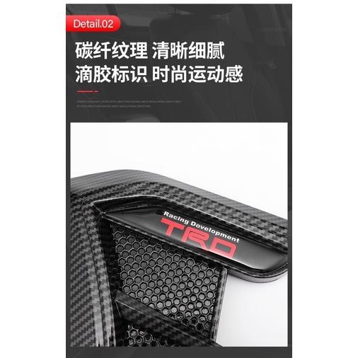 🇹🇼 《新款鯊魚鰓》高質感葉子板裝飾 鯊魚鰓 碳纖維/純黑 假風口裝飾 葉子板風口 汽車改裝-細節圖2