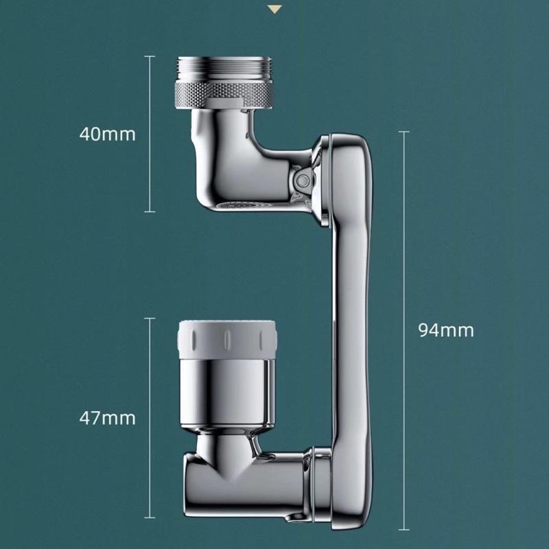 BJ商城🇹🇼 機械臂水龍頭 水龍頭延長器 ABS 1080° 萬向旋轉 水龍頭起泡器 防濺水龍頭 雙模式出水 洗漱神器-細節圖7