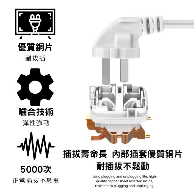 電源延長線USB智能插排 延長線 獨立開關接線插座 萬能家用排插智能插排-細節圖6