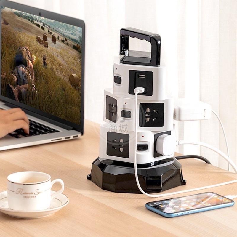 立式延長線 台灣專用插座 電腦延長線 插線板 延長線插座 電源延長線-細節圖6