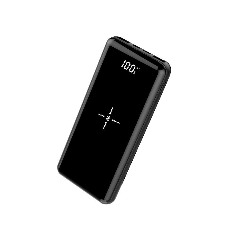 ［BJ商城］台灣現貨 超薄無線行動電源 行動電源 快充 行充 充電寶 鋼琴鏡面 移動電源 迷你10000毫安-細節圖2