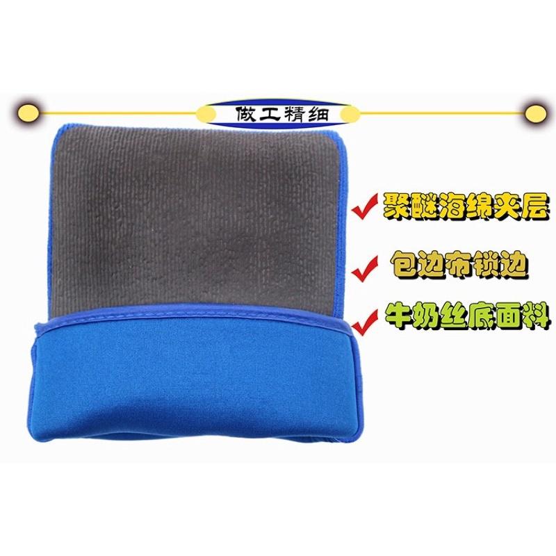 ［BJ商城］磨泥手套 磁土手套 美容黏土 手套 洗車工具 汽車美容 磨泥布 美容磁土 輪框清潔-細節圖7