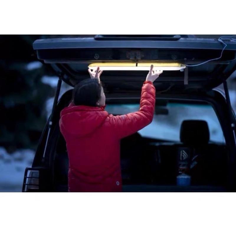 ［BJ商城］折疊充氣露營燈 戶外折疊燈 磁貼 LED燈管 USB供電 手電筒 帳篷燈 露營 擺攤-細節圖3