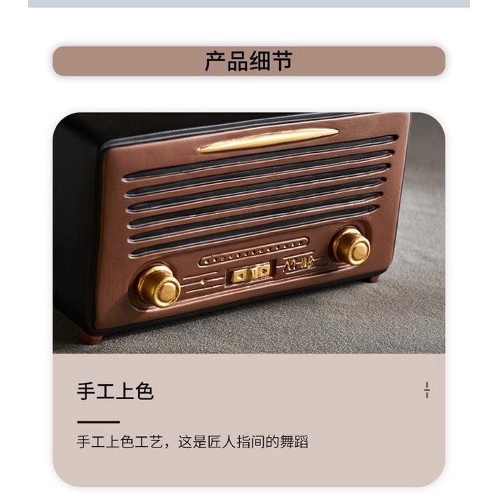 ［BJ商城］復古收音機紙巾盒 復古面紙盒 創意面紙盒 抽紙盒  衛生紙盒 餐廳抽紙巾盒 仿收音機紙巾盒-細節圖6
