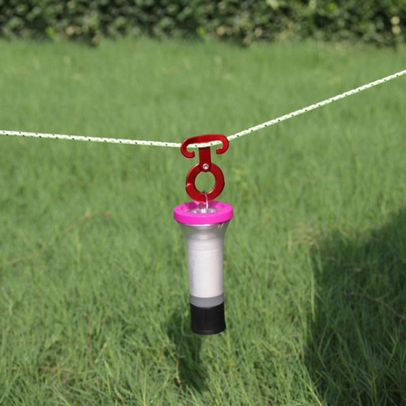 ［BJ商城］戶外 露營 鋁合金O型扣環 營繩止滑掛勾 野營風繩快掛 燈條勾 營繩鉤 O型扣環 繩索快扣 營繩掛鉤-細節圖2