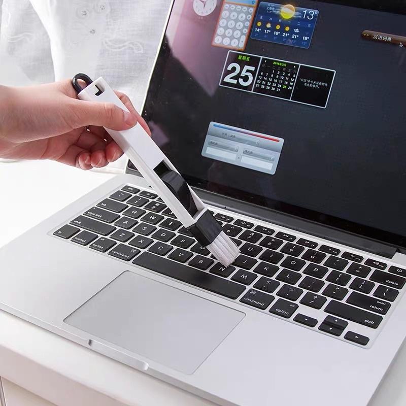 ［BJ商城］二合一 門窗縫刷 窗戶凹槽刷 鍵盤刷 清潔刷 窗戶縫 溝槽刷子 萬用刷 紗窗清洗工具 死角縫隙清潔刷 電腦刷-細節圖2