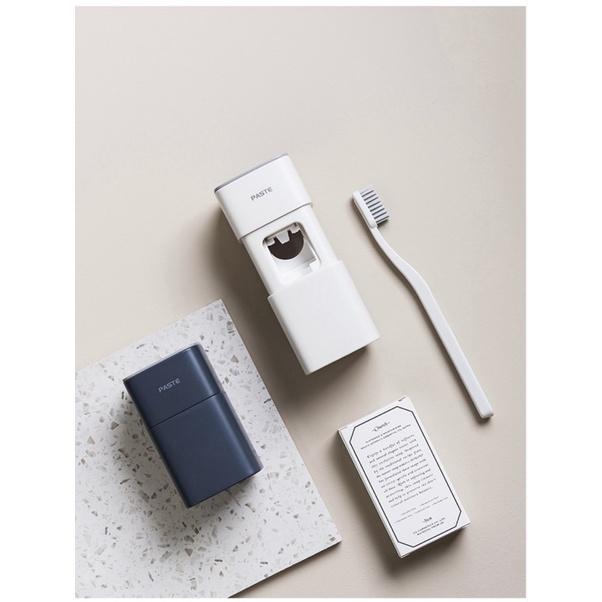 [BJ商城］台灣現貨🇹🇼北歐風 北歐色 全自動懶人擠牙膏器 浴室 廁所 牙膏 壁掛式免打孔 牙膏擠壓器自動-細節圖5