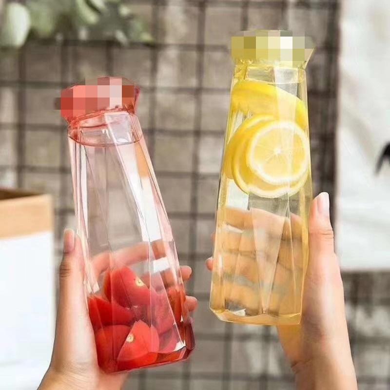 [BJ商城］台灣現貨🇹🇼 爆款網紅if 杯子水晶鑽石杯炫彩玻璃杯創意菱形水杯禮品杯廣告杯 鑽石杯 玻璃 水杯 水瓶-細節圖3