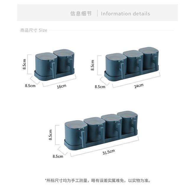 ［BJ商城］台灣現貨🇹🇼 廚房組合調料盒 調料罐 塑料 家用鹽罐調味 收納盒佐料盒 調味瓶套裝-細節圖9