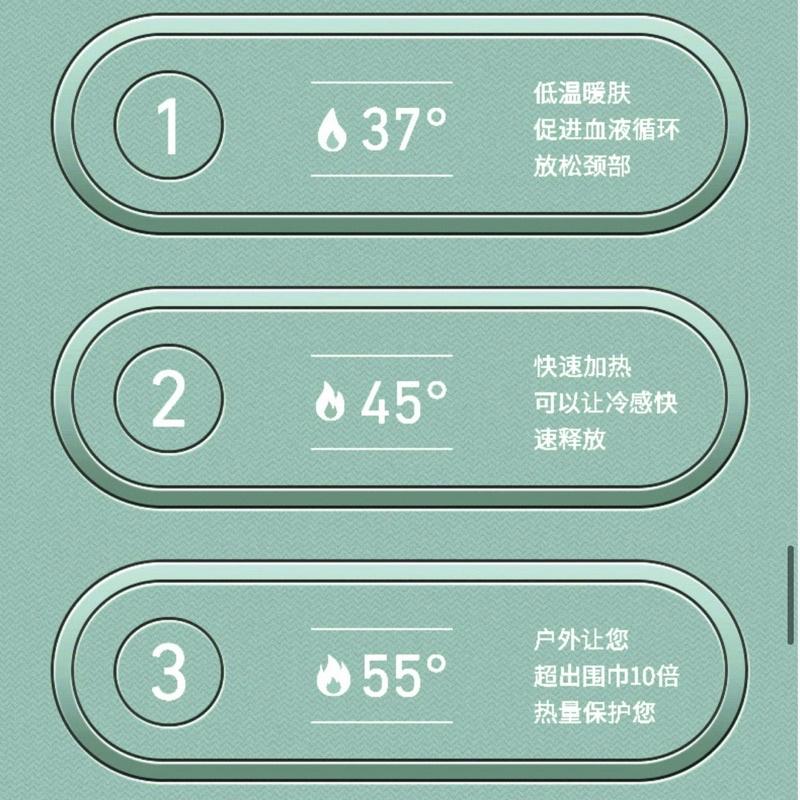[BJ商城］台灣現貨🇹🇼護頸儀 暖手寶 二合一 掛脖式熱敷 暖手寶 護頸暖全身緩解疲勞 充電暖寶 保暖神器熱敷式電熱圍脖-細節圖4