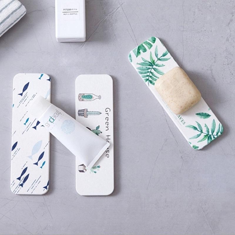 ［BJ商城］台灣現貨🇹🇼硅藻泥 洗漱台防水墊 硅藻土皂墊 皂托 皂架 廁所牙 刷置物架 吸水墊-細節圖2