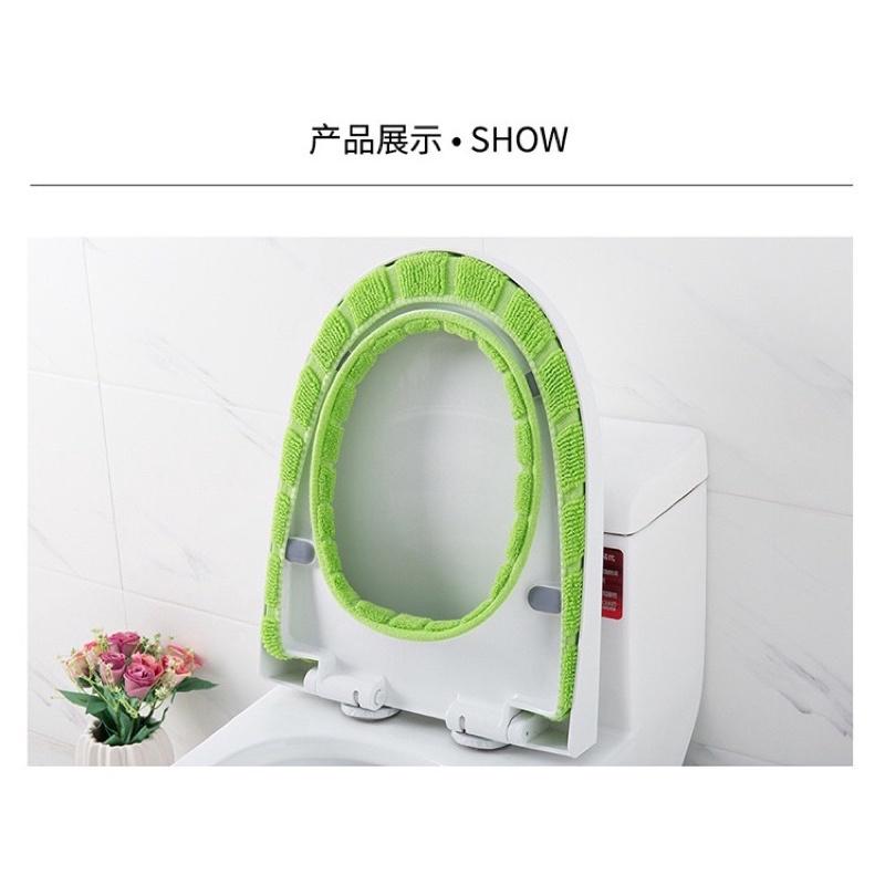 [BJ商城］🇹🇼家用馬桶墊 坐墊 北歐風 馬桶套 加厚保暖 坐便套衛生間 通用 加絨馬桶圈-細節圖9