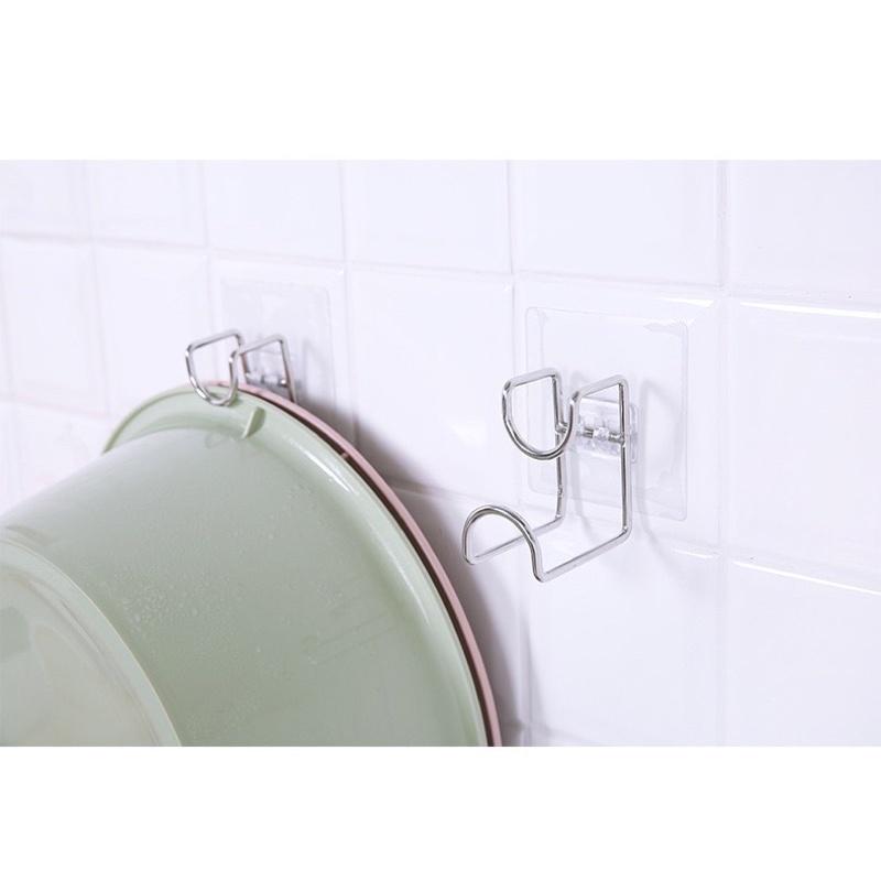 ［BJ商城］🇹🇼臉盆掛鉤 掛勾 黏勾 掛鉤 掛鈎 臉盆掛鈎 掛架 浴室掛鈎 免打孔 黏貼式 臉盆-細節圖3