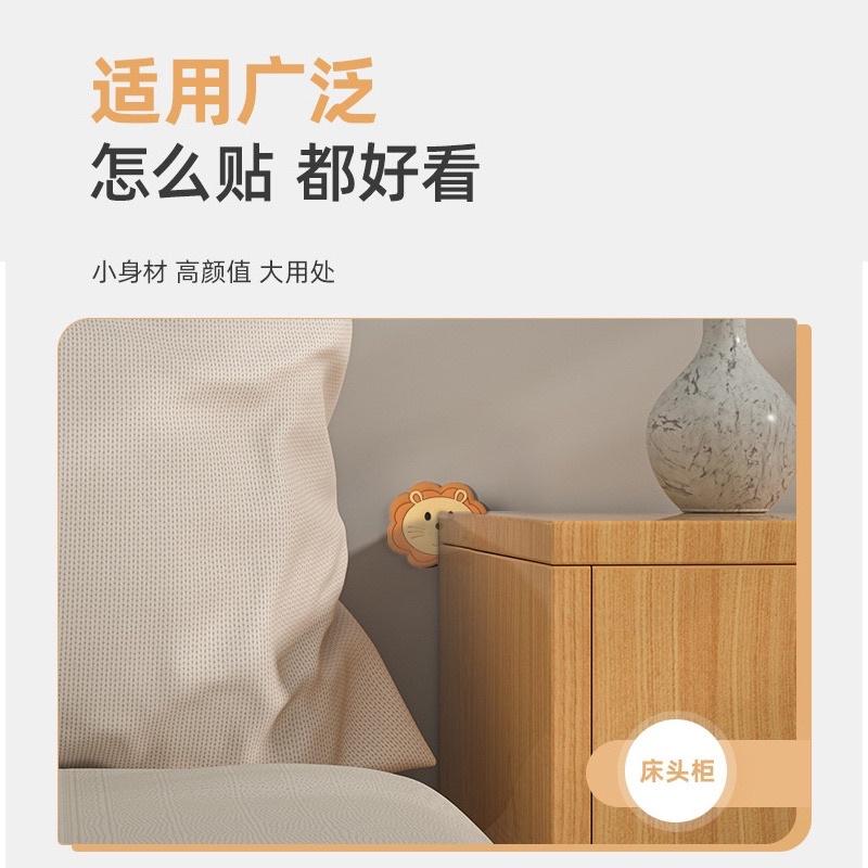 [BJ商城］台灣現貨🇹🇼 可愛卡通 門後防撞墊 門把手防撞 磕碰小墊子 粘貼式靜音 硅膠墊 床頭 門墊-細節圖2