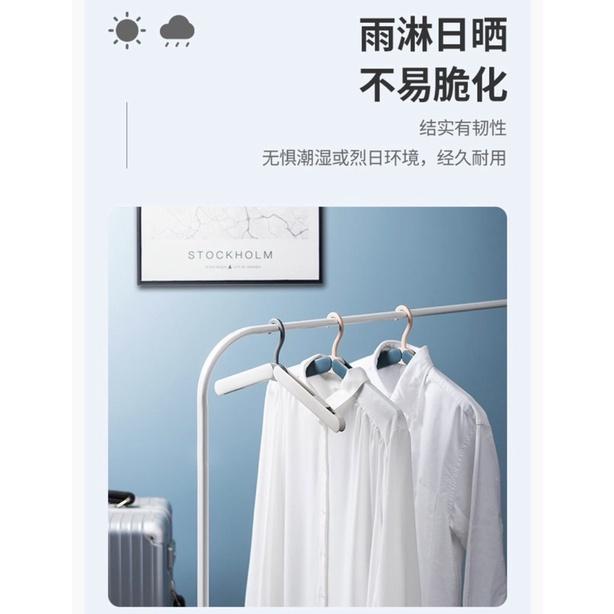 [BJ商城］台灣現貨🇹🇼 北歐風 北歐色自主設計 旅行折疊衣架 出差遊玩 便攜 晾曬衣架 襪子 內衣 晾曬夾-細節圖4