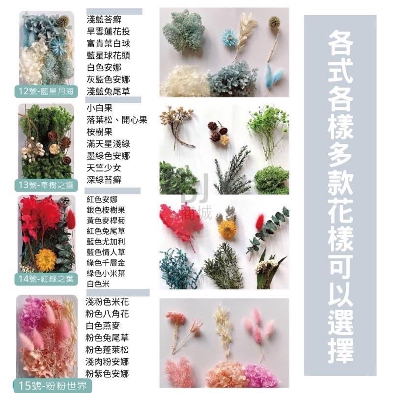 ［BJ商城］🇹🇼DIY 天然乾燥花 植物果實 繽紛 拍照道具 花材 花藝材料包 浮游花 永生花 浮油花 乾花-細節圖5