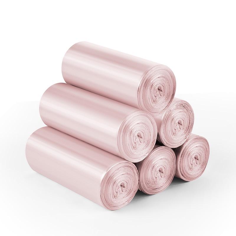 ［BJ商城］台灣🇹🇼 日式質感垃圾袋 大號加厚平口 垃圾袋 日式科技黑45*50PE五連卷100入-細節圖5