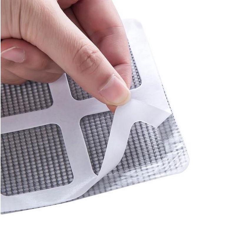 [BJ商城］台灣現貨🇹🇼 四格一片 10x10cm DIY紗窗修補貼 防蚊紗窗貼 夏日防蚊蟲 修補片 紗窗紗門修補蚊窗補-細節圖4