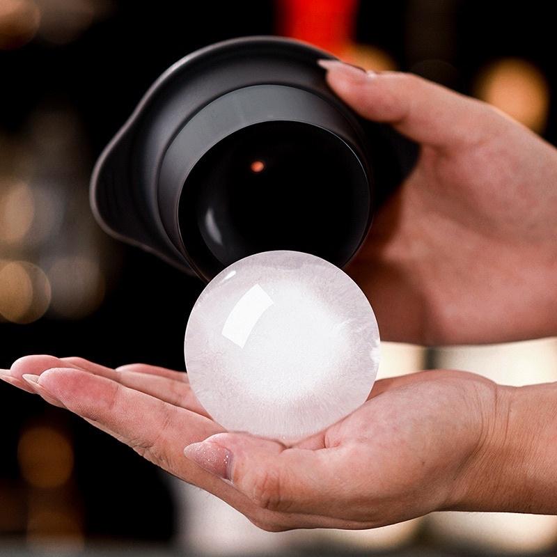 [BJ商城］台灣現貨🇹🇼冰球凍冰塊模具圓球製作器制冰器威士忌冰球冰盒家用冰格-細節圖4