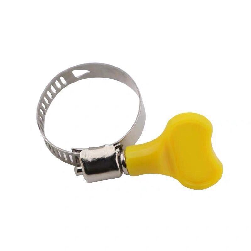 ［BJ商城］台灣現貨🇹🇼 水龍頭水管喉箍塑料手柄喉箍美式201不鏽鋼卡箍 美式喉箍 管卡箍抱箍-細節圖3