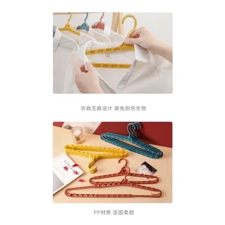 [BJ商城］台灣現貨🇹🇼 可伸縮無痕衣架 成人衣架乾濕兩用衣服晾衣架掛衣架-細節圖9