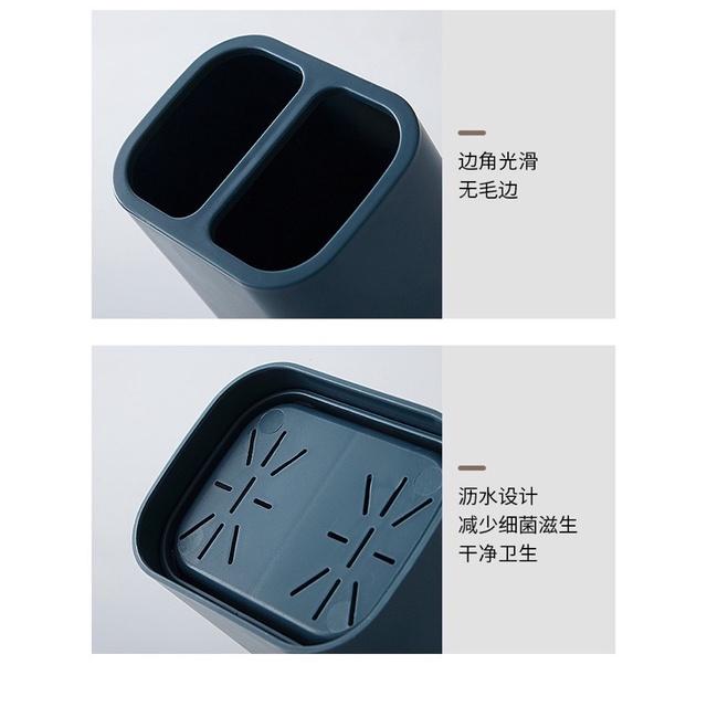 [BJ商城］台灣現貨🇹🇼 北歐風瀝水筷子架置物架 簡約家用筷子筒 廚房收納盒 筷子收納盒-細節圖6