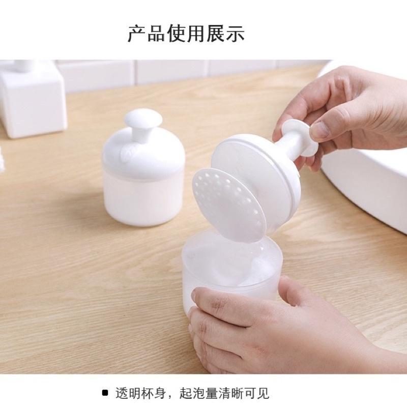 ［BJ商城］洗臉起泡器 起泡器 洗面乳起泡器 洗臉神器 泡泡器 發泡器 泡泡洗面乳器 臉部清潔打泡器 按壓式-細節圖8