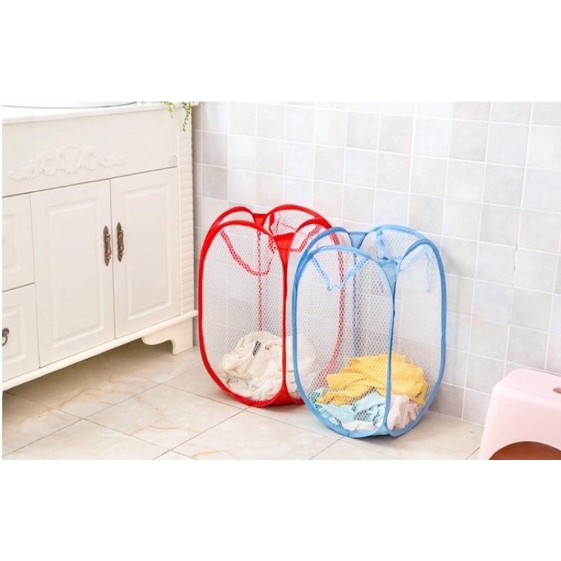 [BJ商城］台灣現貨🇹🇼 洗衣籃 衣服收納筐 大號 家用 臥室 衛生間 髒衣簍 手提式 髒衣服收納籃子 塑膠臟衣籃-細節圖2